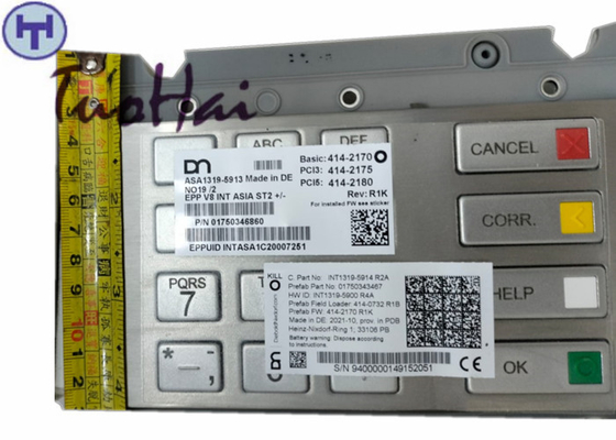 01750343467 Wincor ATM Parts EPP V8 INT2 ASIA ST2 +/-A2 Oryginalna klawiatura