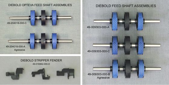 Fintech ATM Spare Parts DN 200 DN250 DN550 DN220 Diebold 49-009303-000-A Diebold feed shaft